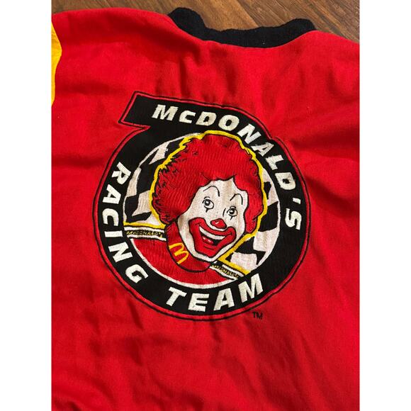 VTG Officially Licensed Nascar Ronald McDonald #94 Bill Elliott Yth Jacket RARE - Picture 2 of 12